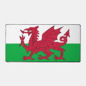 Tapis de bureau avec drapeau du Pays de Galles, Ro (Recto)