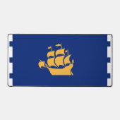 Tapis de bureau avec drapeau du Québec, Canada (Recto)