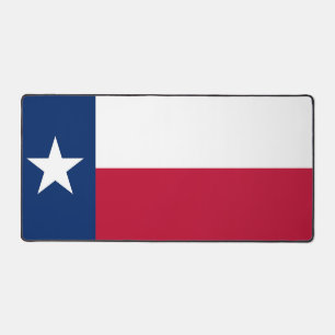 Tapis de bureau avec drapeau du Texas, États-Unis