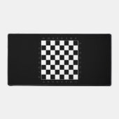 Tapis de bureau avec impression de plateau de jeu (Recto)