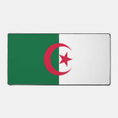 Tapis de bureau avec le drapeau de l'Algérie (Recto)