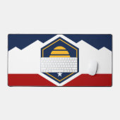 Tapis de bureau avec le drapeau de l'Utah, États-U (Clavier et souris)