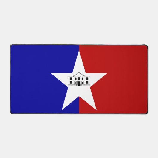 Tapis de bureau avec le drapeau de San Antonio, Ét (Recto)