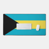Tapis de bureau avec le drapeau des Bahamas (Clavier et souris)