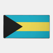Tapis de bureau avec le drapeau des Bahamas (Recto)