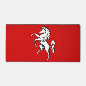 Tapis de bureau avec le drapeau du comté de Kent, (Recto)