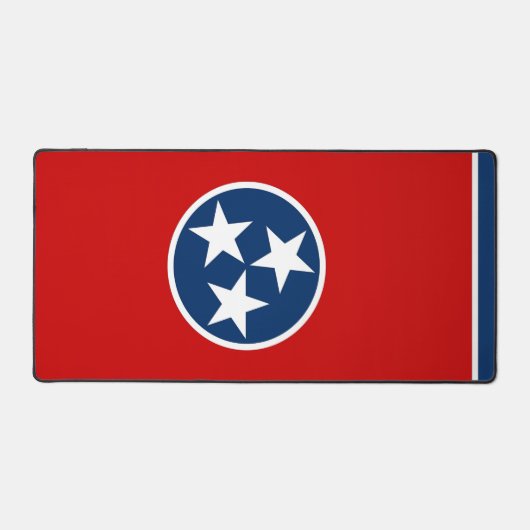 Tapis de bureau avec le drapeau du Tennessee, État (Recto)
