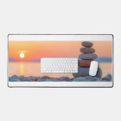 Tapis de bureau avec lever de soleil (Clavier et souris)