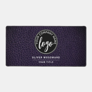 Tapis de bureau avec nom de logo d'entreprise
