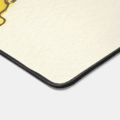 Tapis de bureau avec poppies jaunes (Coin)