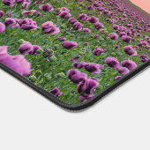 Tapis de bureau avec terrain de fleurs violet Peta (Coin)