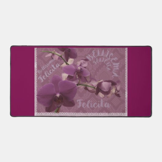 Tapis de bureau Beauté et bonheur (Recto)