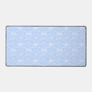 Tapis de bureau bleu clair noeuds
