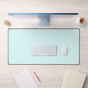 Tapis de bureau bleu pastel pour bureau à domicile
