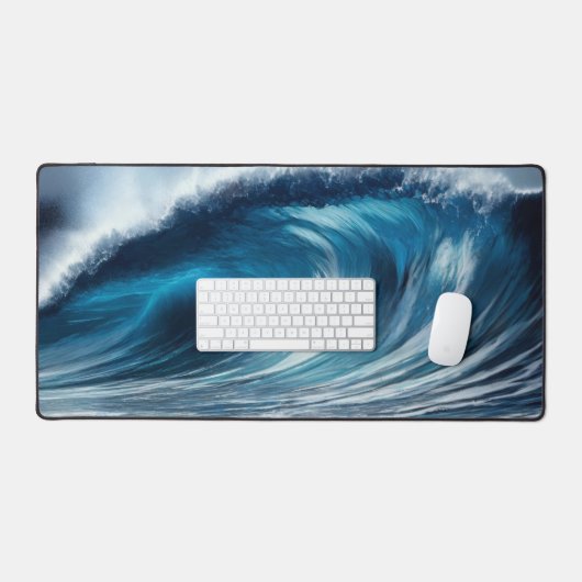 Tapis de bureau Blue Vortex (Clavier et souris)