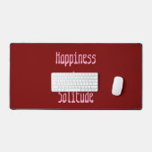 Tapis de bureau Bonheur dans la Solitude (Clavier et souris)