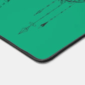 Tapis de bureau calendrier 2026 - Lune céleste et (Coin)