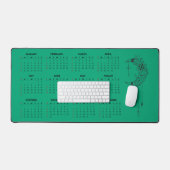 Tapis de bureau calendrier 2026 - Lune céleste et (Clavier et souris)