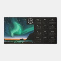 Tapis de bureau calendrier professionnel 2027 - Au