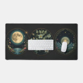 Tapis de bureau céleste - Phases de la lune, Art n (Clavier et souris)