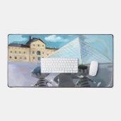 Tapis de bureau Chats Louvre Paris (Clavier et souris)