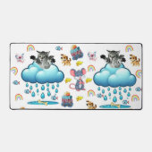 Tapis de bureau Chien Chat Souris Poisson Fromage (Recto)