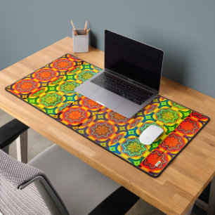Tapis de bureau coloré