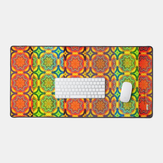 Tapis de bureau coloré (Clavier et souris)