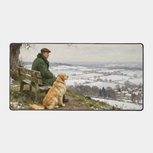 Tapis de bureau Compagnons d'hiver (Recto)