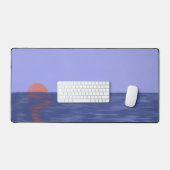 Tapis de bureau Coucher de soleil océanique (Clavier et souris)