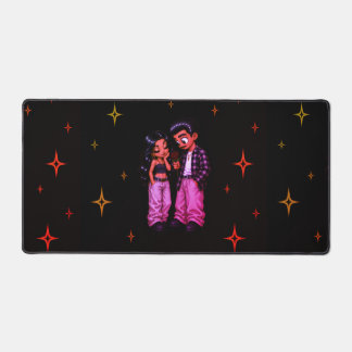 Tapis de bureau couple d'amour chicano mignon Chic