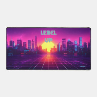 Tapis de bureau Crépuscule de la ville néon