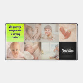 Tapis de bureau customisé avec votre photo et votr (Recto)