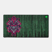 Tapis de bureau Cyberpunk Samurai Matrix (Recto)