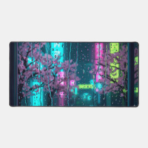 Tapis de bureau Cyberpunk Tokyo Night