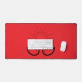 Tapis de bureau cygne (Clavier et souris)