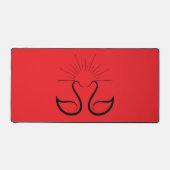 Tapis de bureau cygne (Recto)