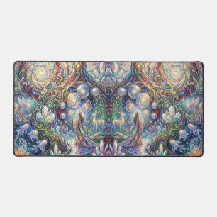 Tapis de bureau d'art fantastique – Awe