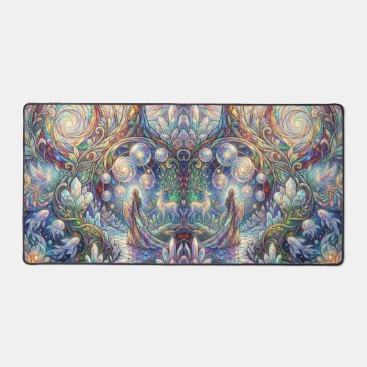 Tapis de bureau d'art fantastique – Awe (Recto)