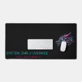 Tapis de bureau de jeu Cyberpunk Dragon (Clavier et souris)