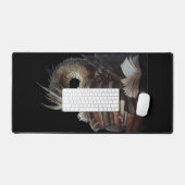 Tapis de bureau de la bibliothèque du dragon de fa (Clavier et souris)