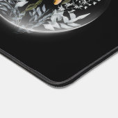 Tapis de bureau de la sphère florale (Coin)