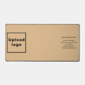 Tapis de bureau de marque d'entreprise sur fond br (Recto)