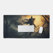 Tapis de bureau de sorcières volant (Clavier et souris)