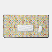 TAPIS DE BUREAU DE STUDIO EN MOSAÏQUE DE COUVERTUR (Clavier et souris)