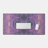Tapis de bureau de style Boho violet (Clavier et souris)