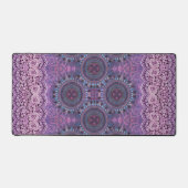 Tapis de bureau de style Boho violet (Recto)