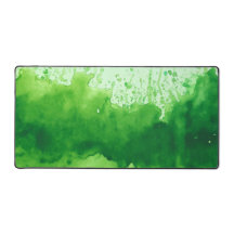 tapis de bureau de texture d'aquarelle verte