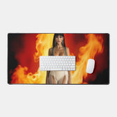 Tapis de bureau Déesse de la Fournaise (Clavier et souris)