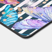 Tapis de bureau Dragonfly avec bandes noires (Coin)